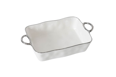 Silver Handle 11x9 Baker