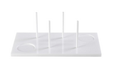 White Bagel on Board Acrylic Tray
