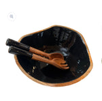 Mango Wood Bowl with Server Set