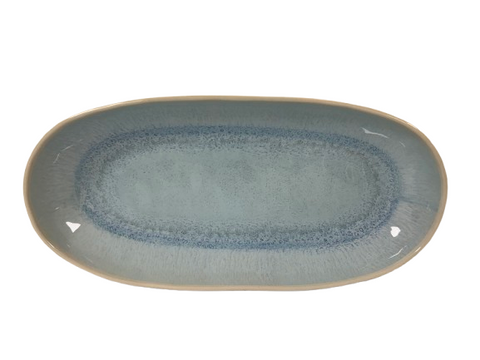 Glazed Melamine Small Oval Platter