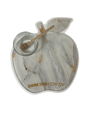 Acrylic Apple and Honey Platter