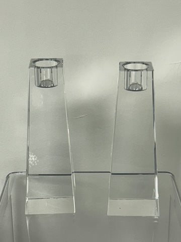 Crystal Ladder Candlsticks