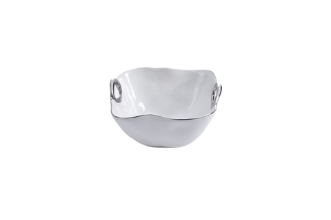 Silver Handle Snack Bowl