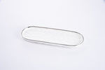 Silver Tipped Oval Tray