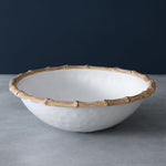 Bamboo Trimmed Large Bowl