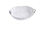 Silver Handle Large Oval Server