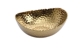 Hammered Large Oval Bowl